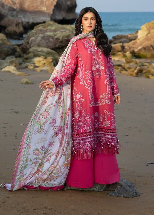 Siraa By SadafFawadkhan Luxury Lawn`26 D#5 (Gulrukh)