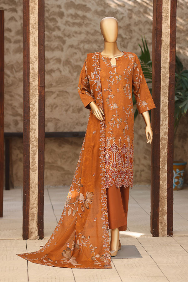 Mi Creation 4D Daman Lawn`26 D#1 (Brown)
