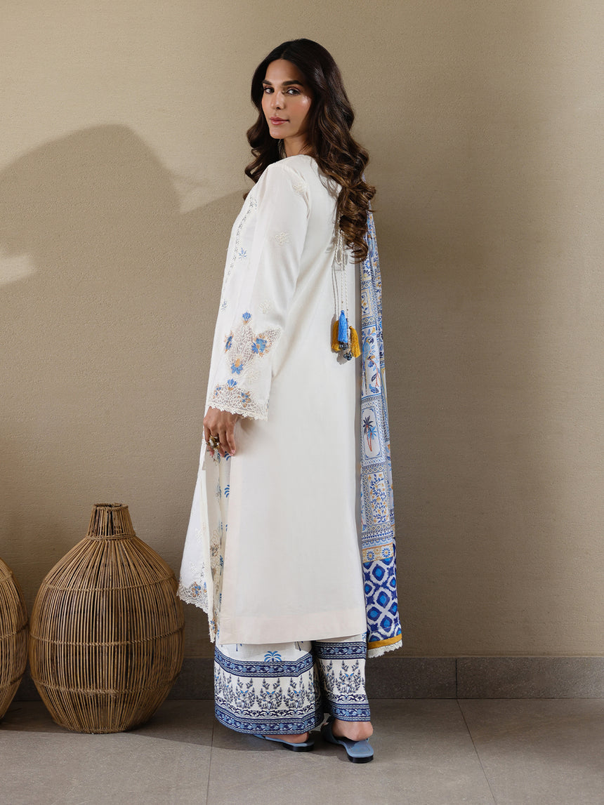 Faiza Faisal Marine Luxury Lawn`25 MIRHA