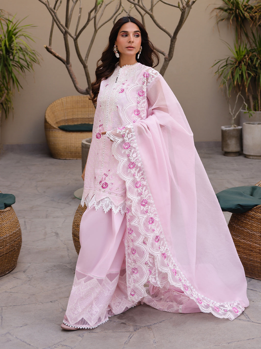 Faiza Faisal Marine Luxury Lawn`25 RENA
