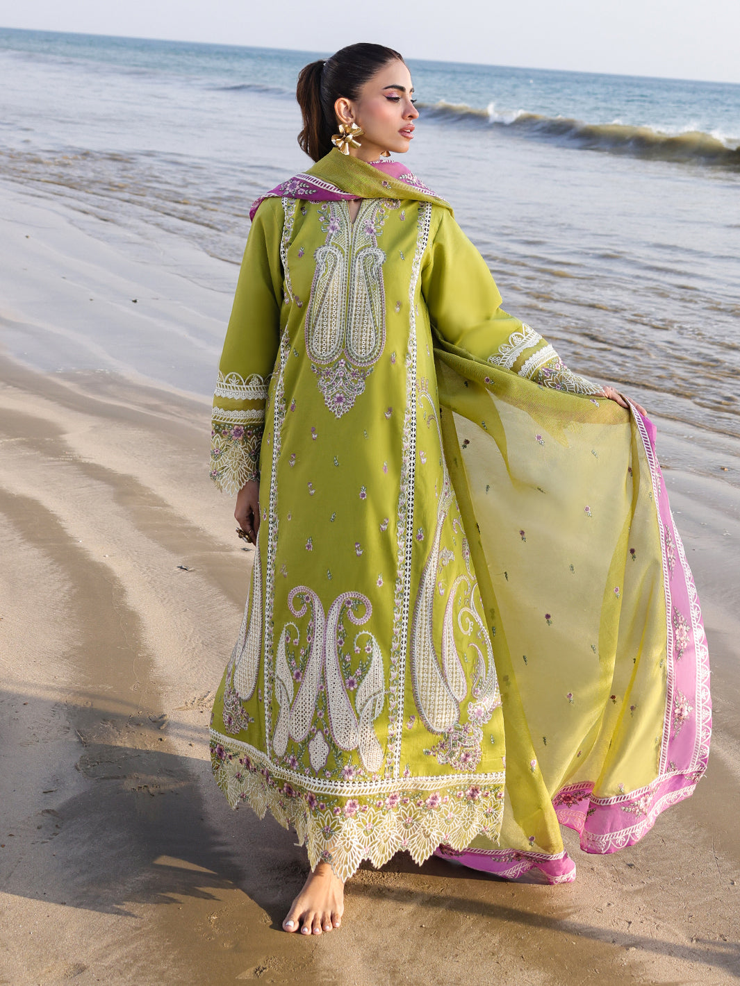 Faiza Faisal Marine Luxury Lawn`25 HINA