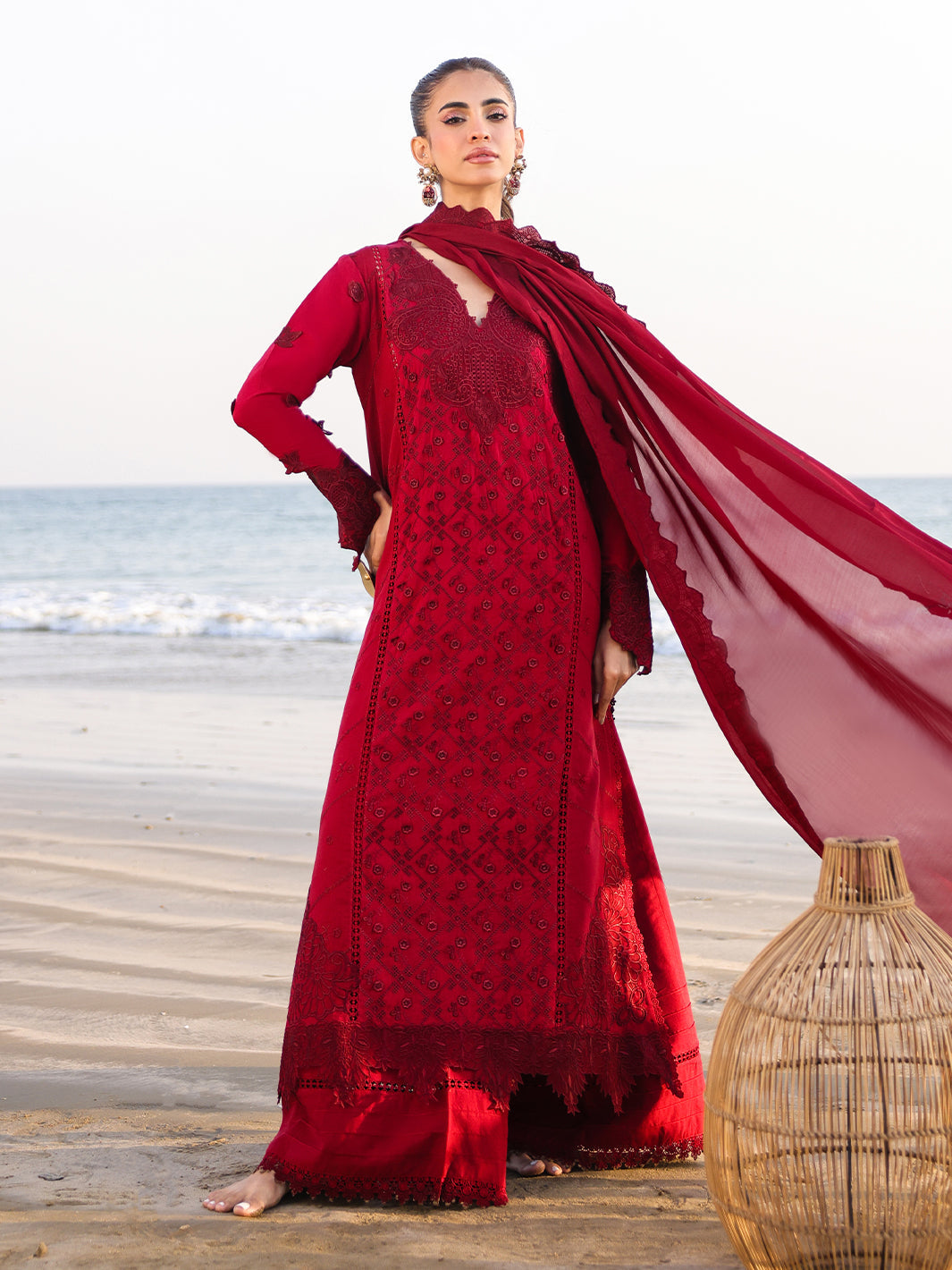 Faiza Faisal Marine Luxury Lawn`25 TARA