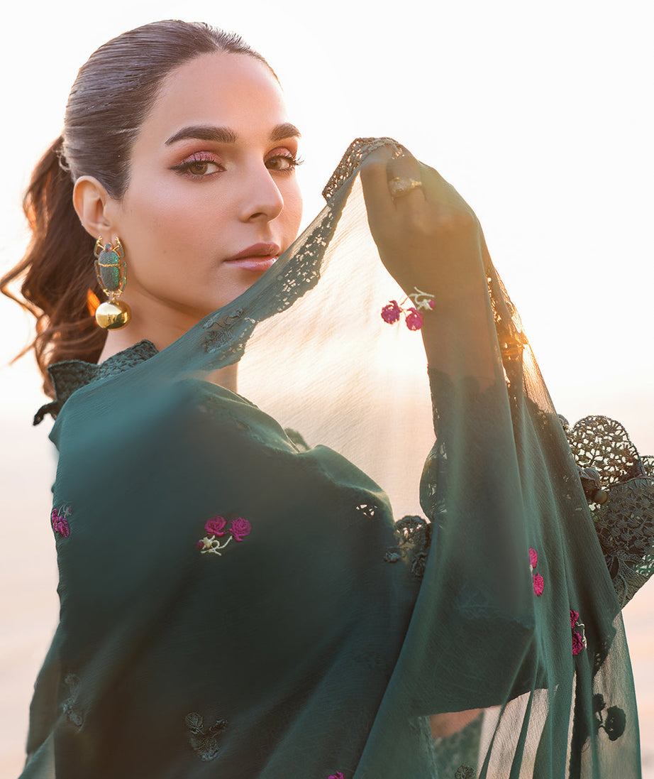 Faiza Faisal Marine Luxury Lawn`25 SOPHIA