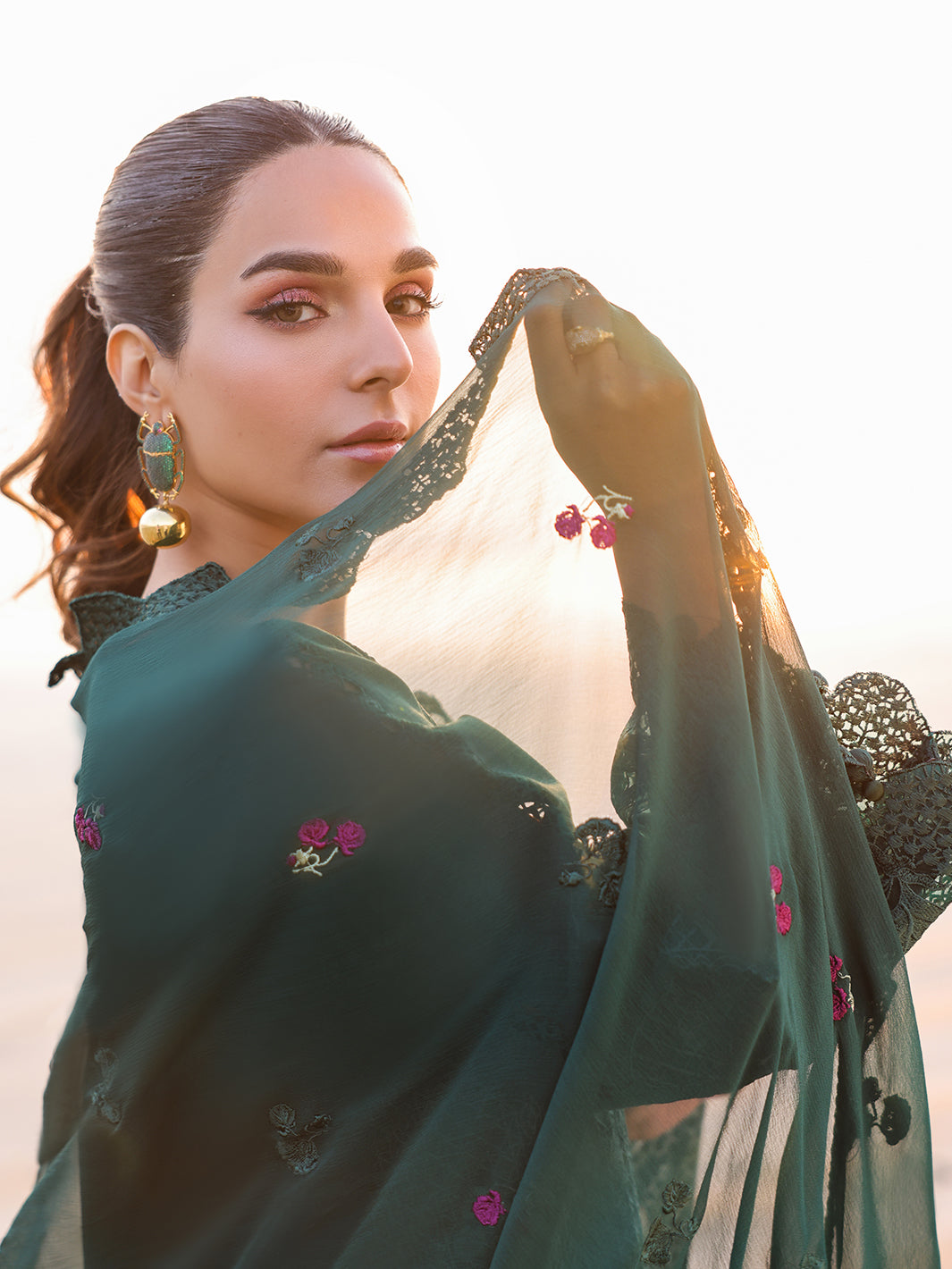 Faiza Faisal Marine Luxury Lawn`25 SOPHIA