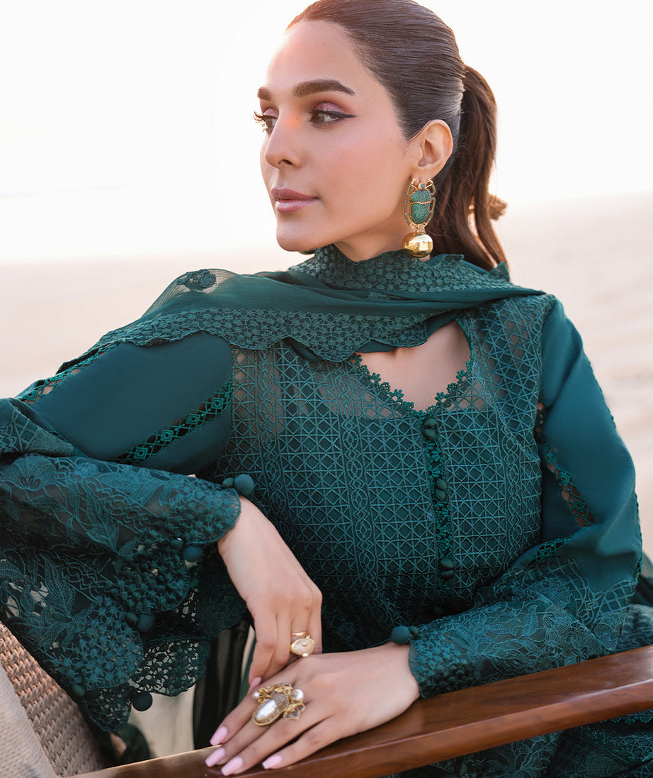 Faiza Faisal Marine Luxury Lawn`25 SOPHIA