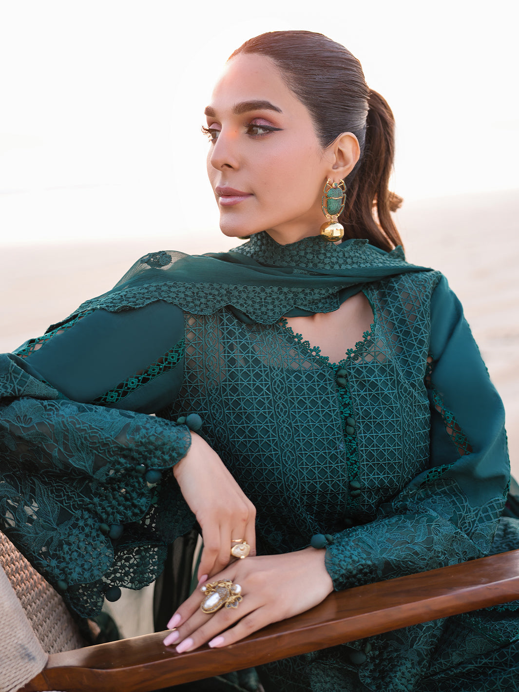 Faiza Faisal Marine Luxury Lawn`25 SOPHIA