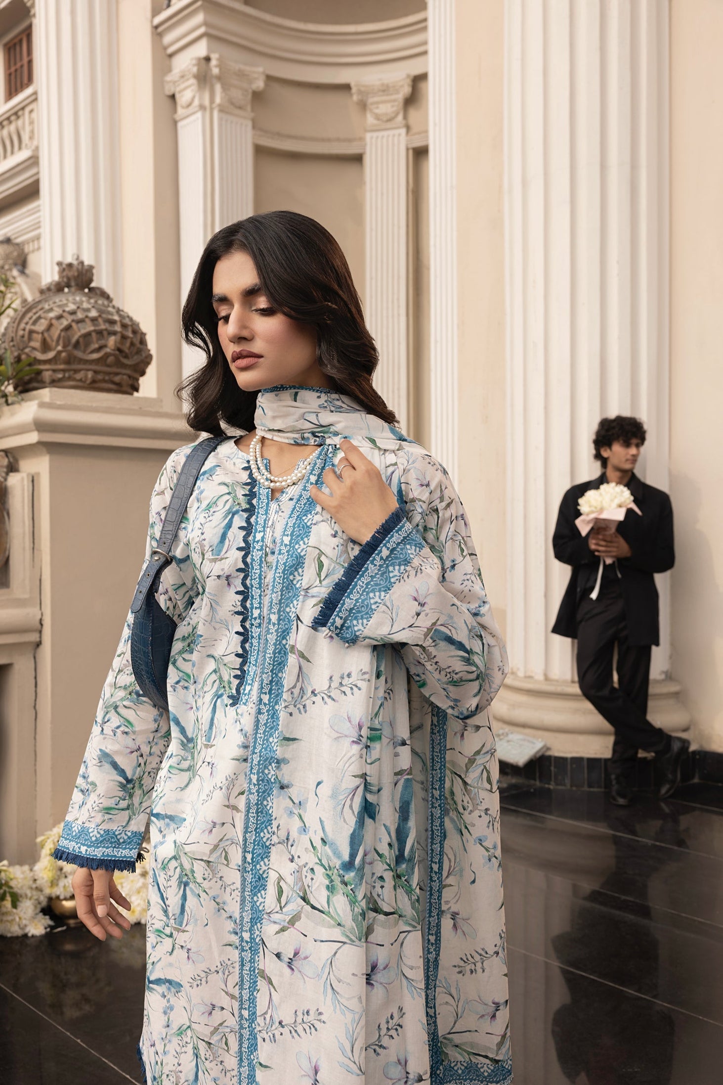 Lakhany Print L/Chiffon`25 LG-MM-261