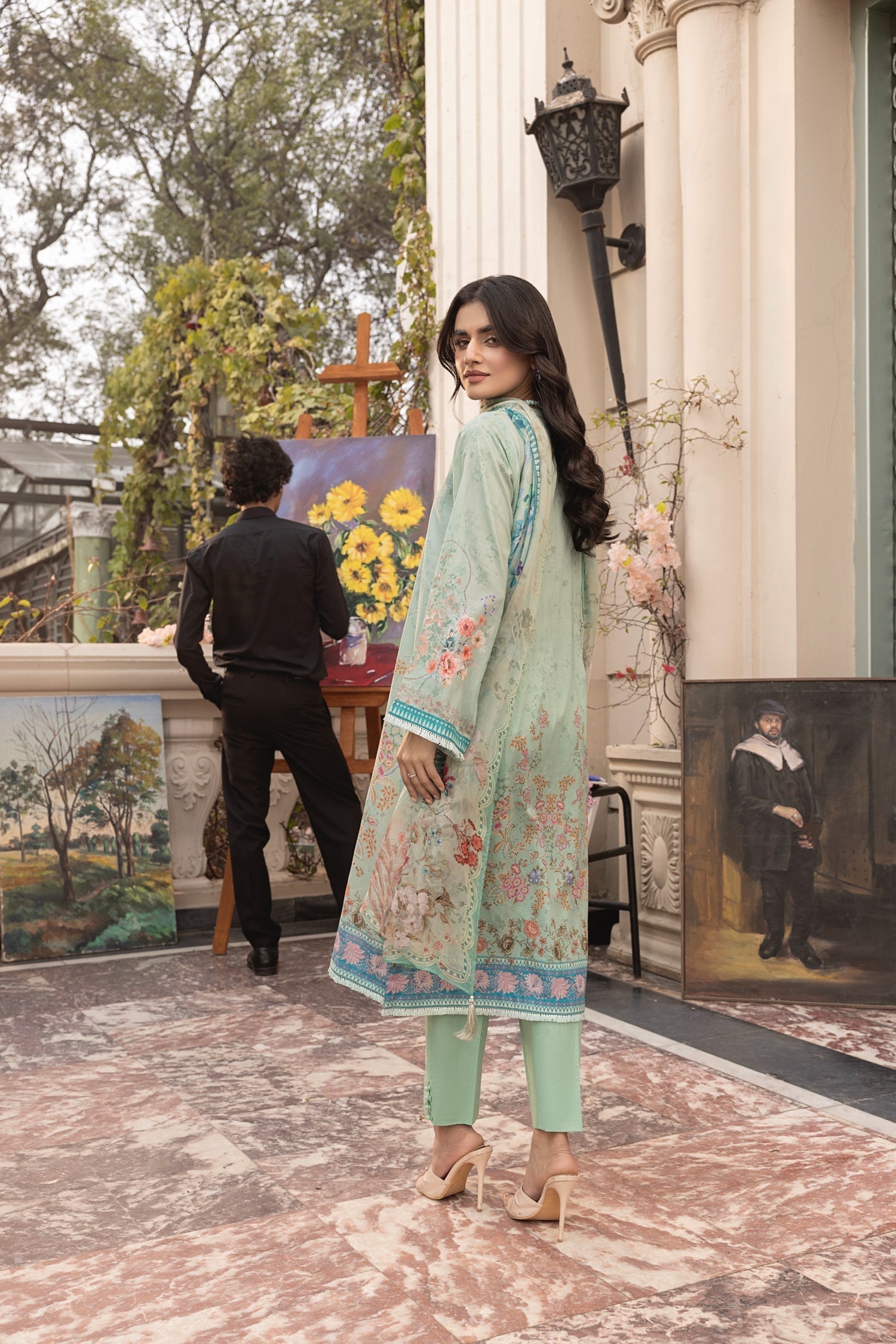 Lakhany Print L/Chiffon`25 LG-MM-300