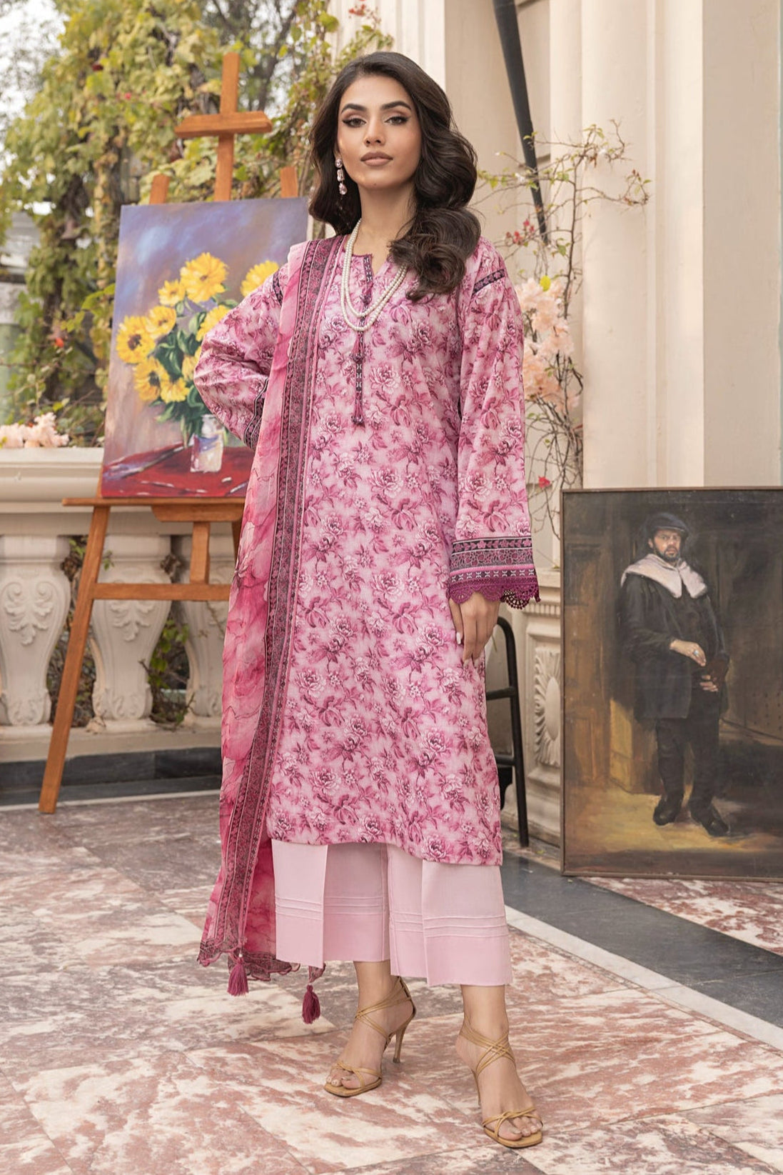Lakhany Print L/Chiffon`25 LG-MM-301