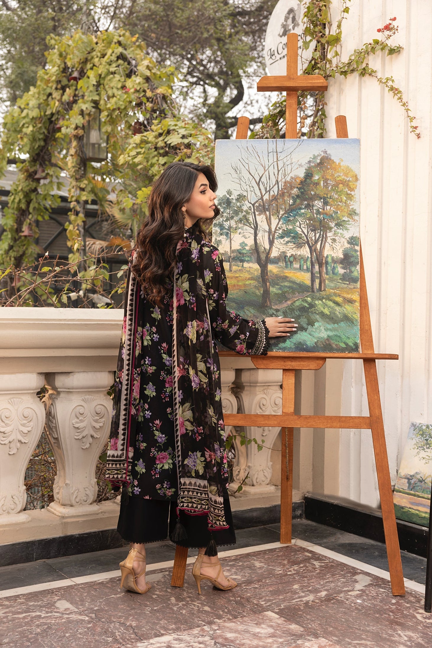 Lakhany Print L/Chiffon`25 LG-MM-305
