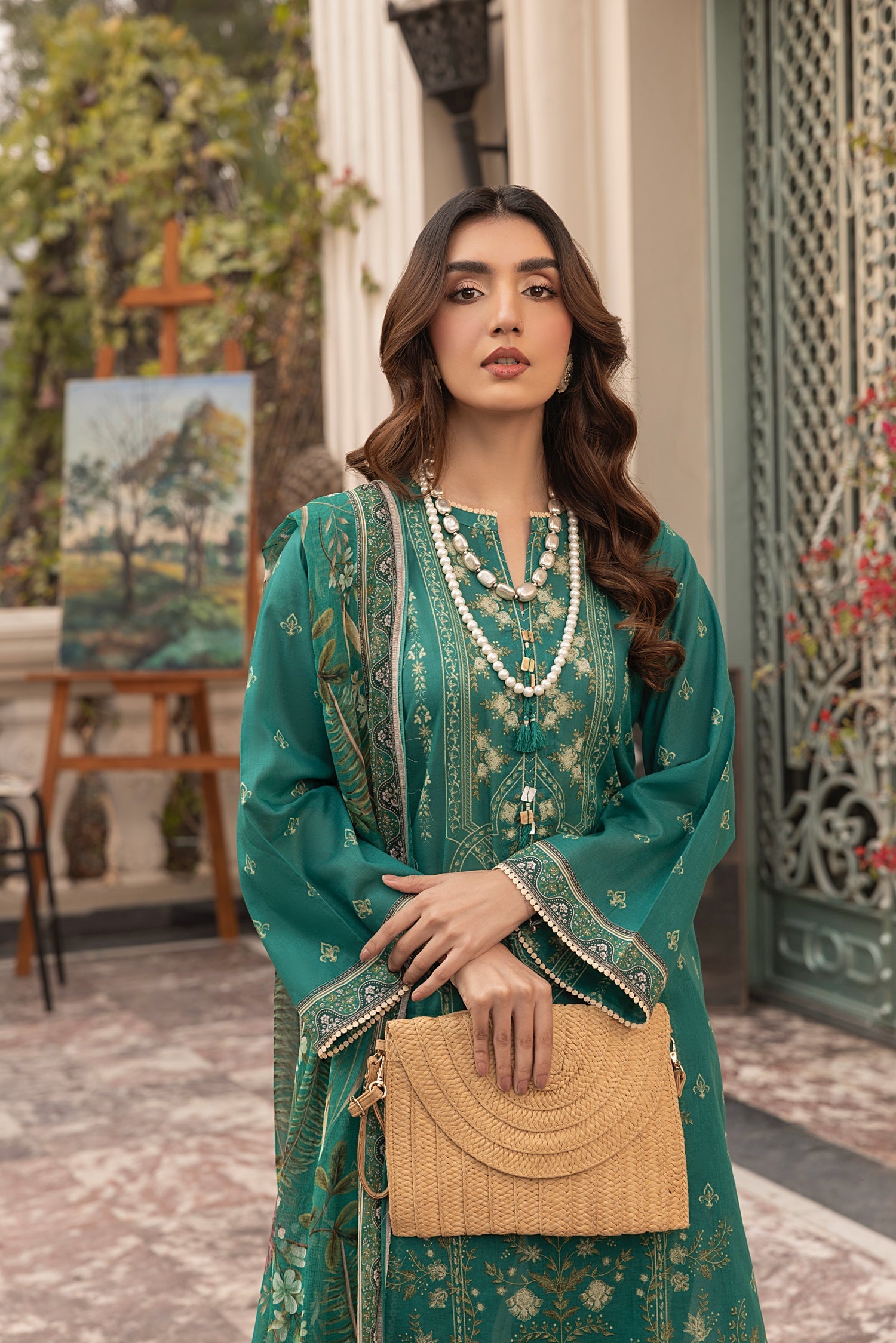 Lakhany Print L/Chiffon`25 LG-MM-306