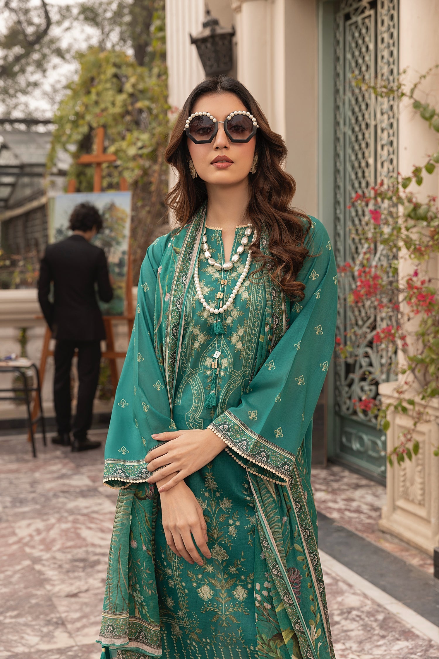 Lakhany Print L/Chiffon`25 LG-MM-306