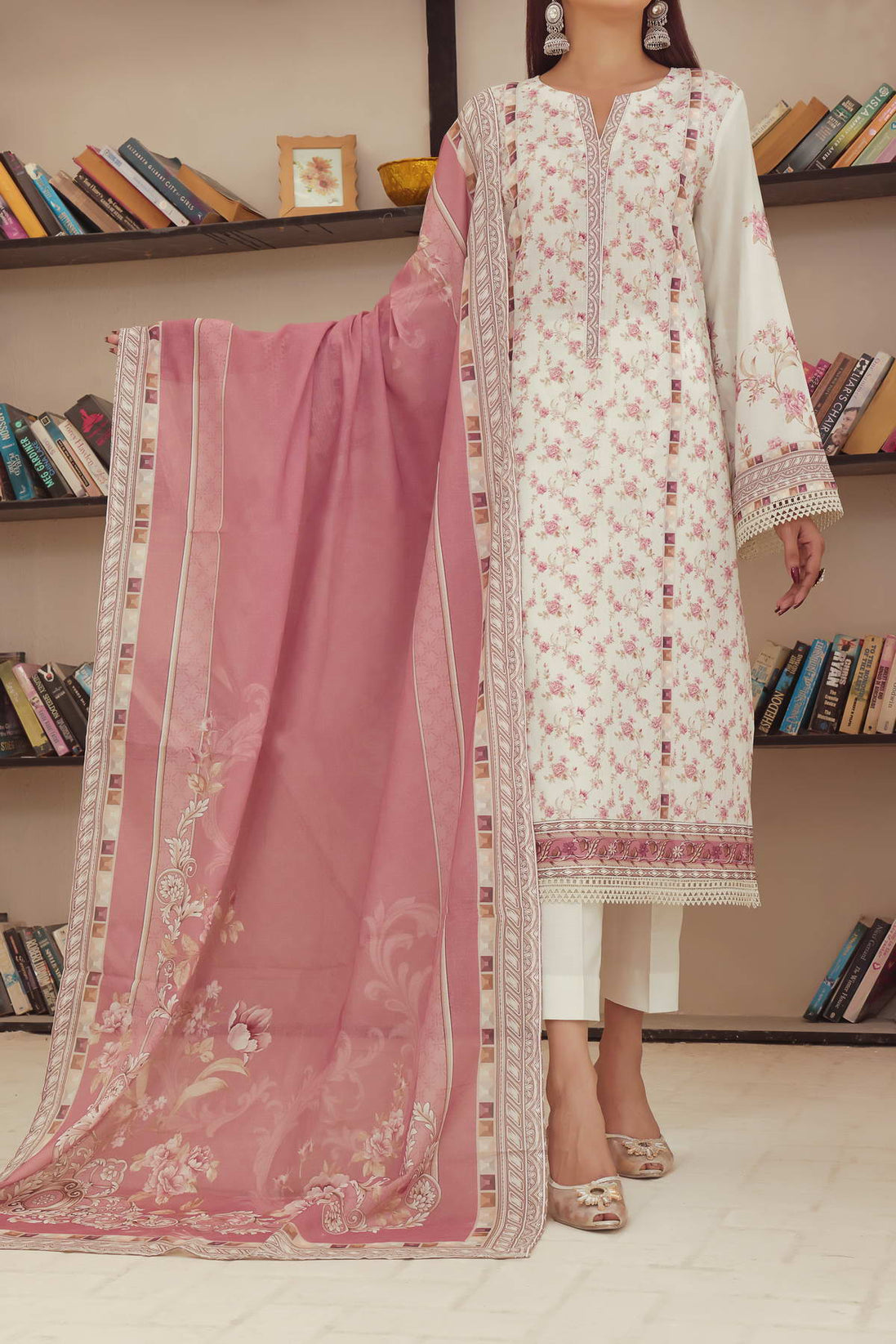 Misri Digital Print Lawn'23 D#19 L Pista