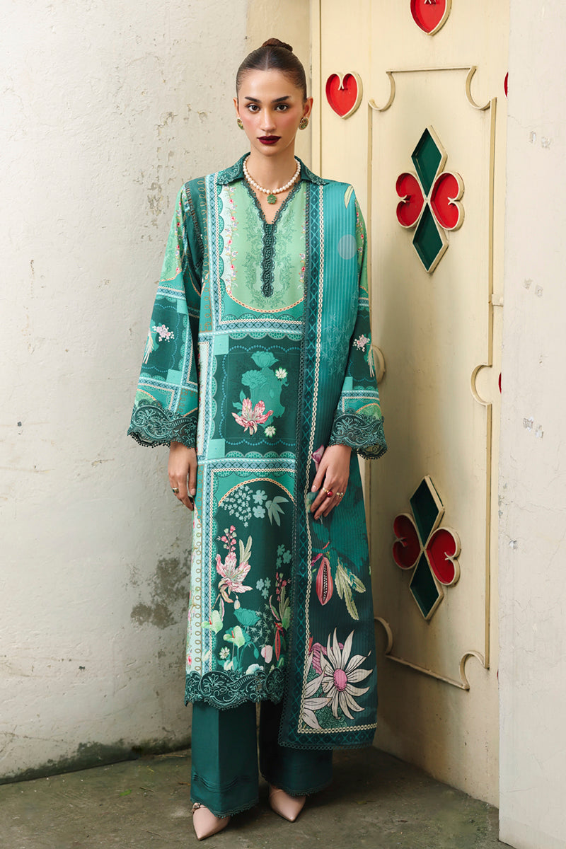 Qalamkar QPrints Unstitched`25 QW#8-B