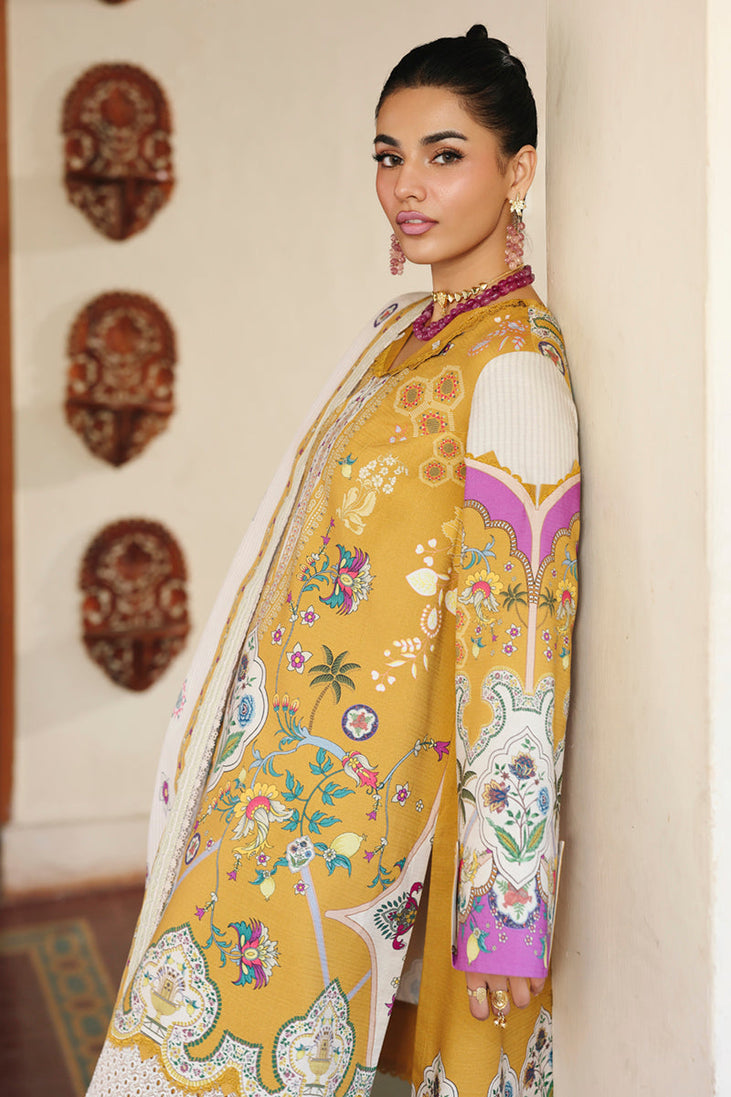 Qalamkar QPrints Unstitched`25 QW#7-A