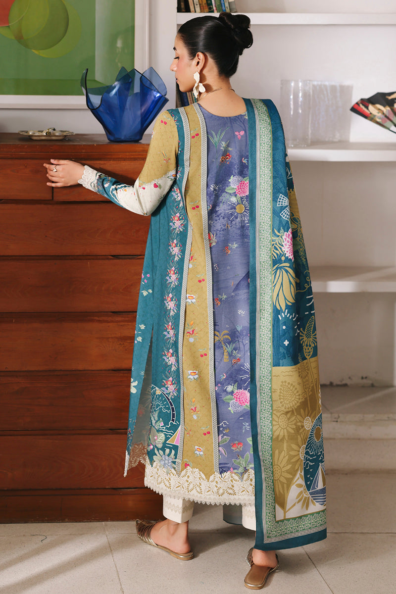 Qalamkar QPrints Unstitched`25 QW#10-A