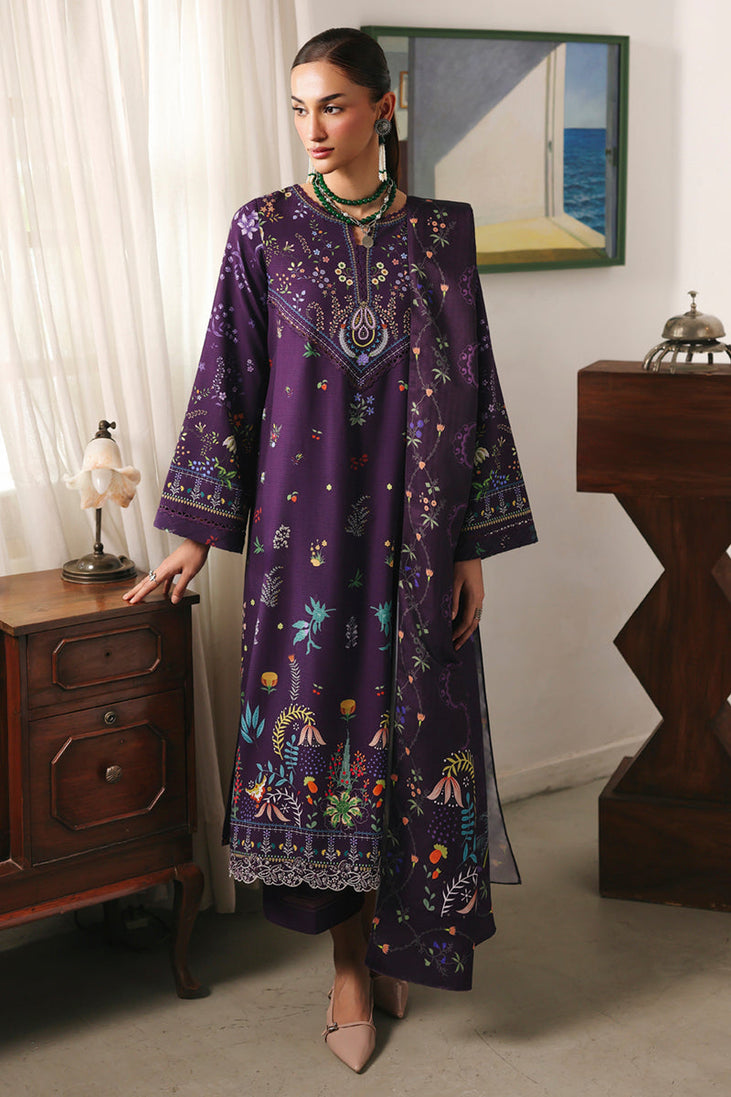 Qalamkar QPrints Unstitched`25 QW#5-A