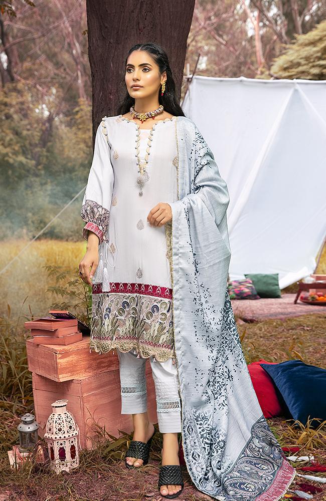 Al-Zohaib Wintry Breeze Shawl'21 D#9