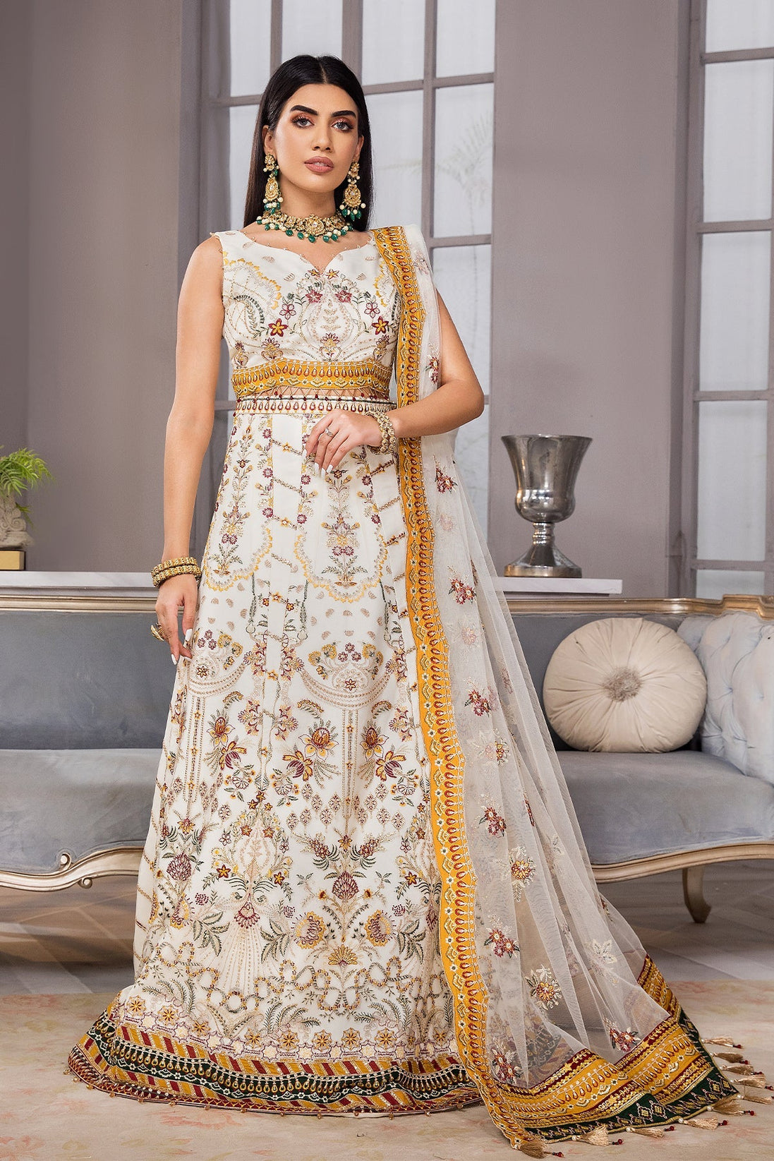 Alizeh Wasal Miras Chiffon'22 D#04 SAWERA