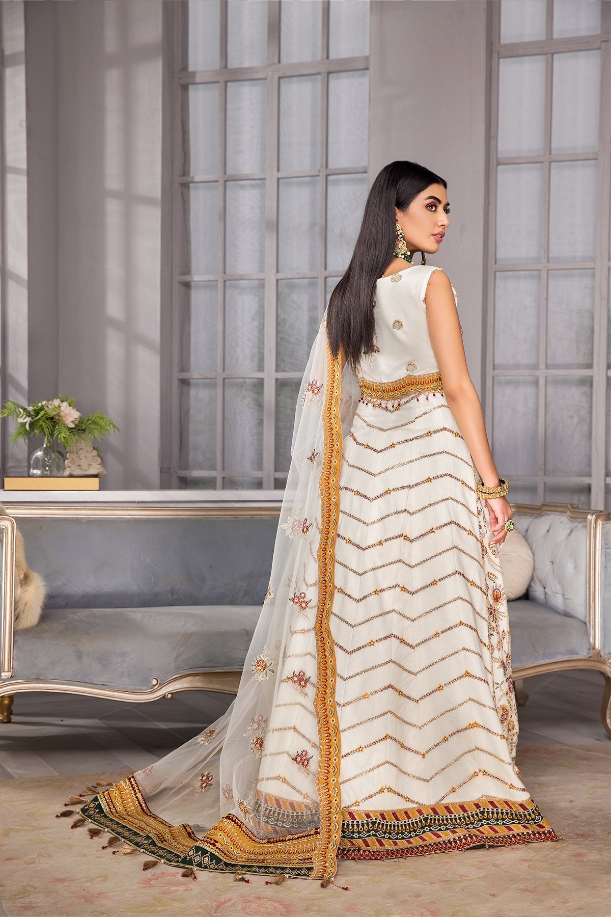 Alizeh Wasal Miras Chiffon'22 D#04 SAWERA