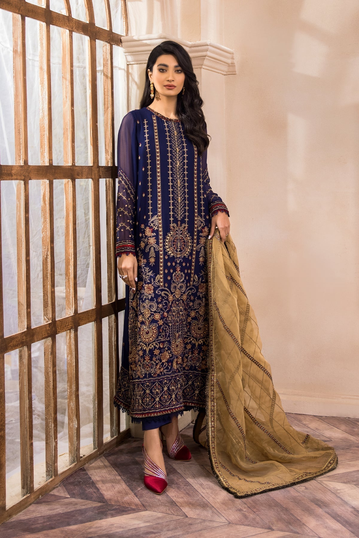 Farasha Emb Chiffon`22 D#09 (Vol-1)