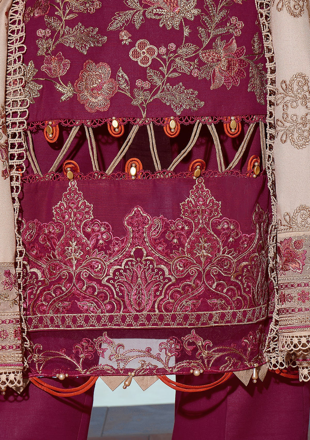 Elaf Luxury Winter Collection'22 ELW#8 (Claret)