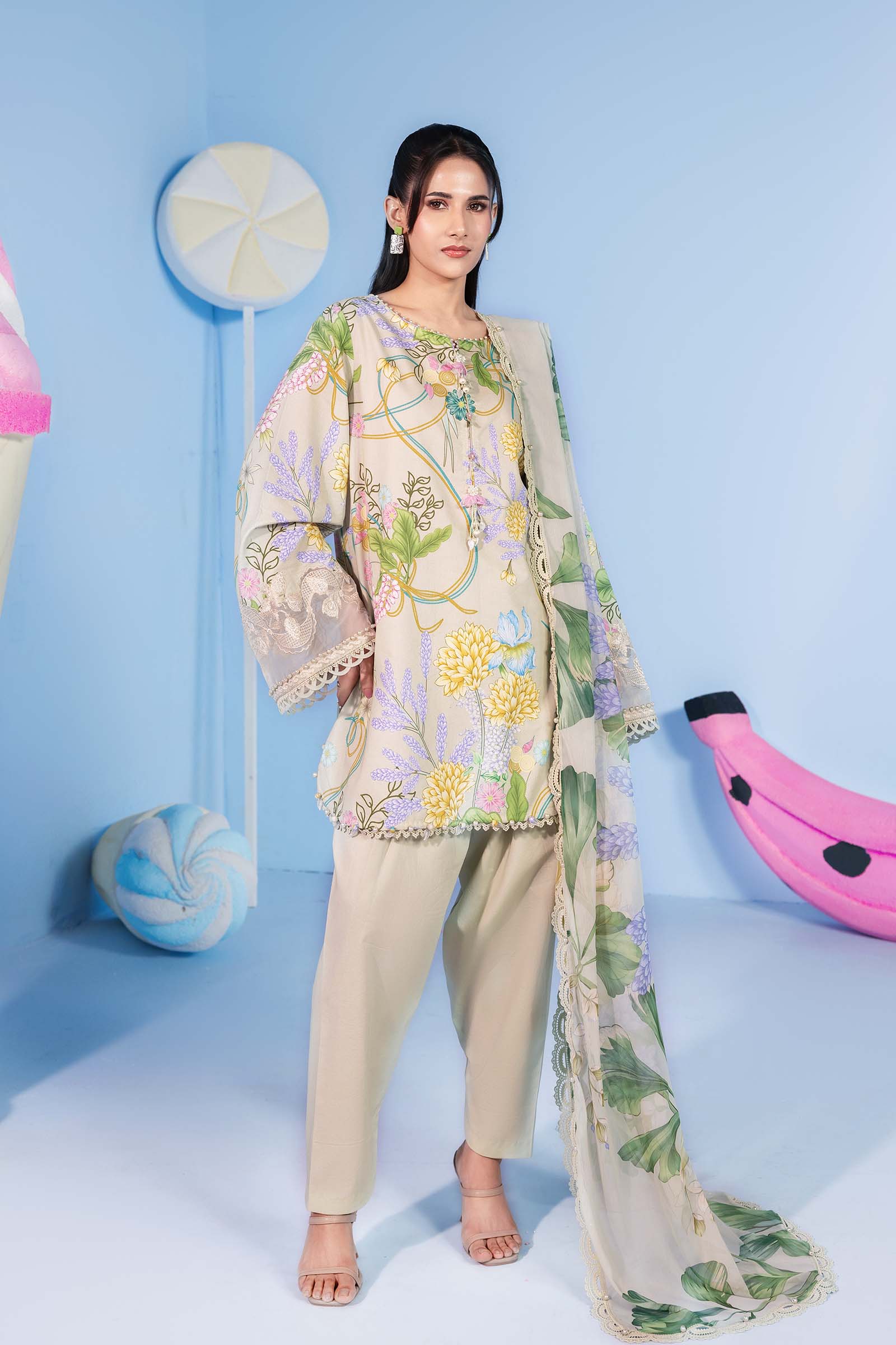 Maria.B M Basics S/S Lawn`26 D#13-A