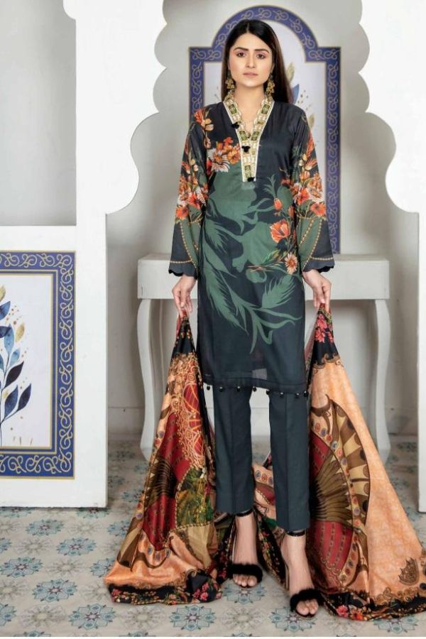 Fiza Noor Gul-e-Rana Lawn`21 D#13