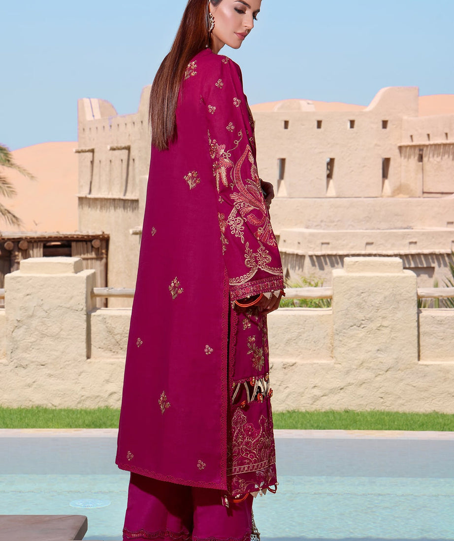 Elaf Luxury Winter Collection'22 ELW#8 (Claret)