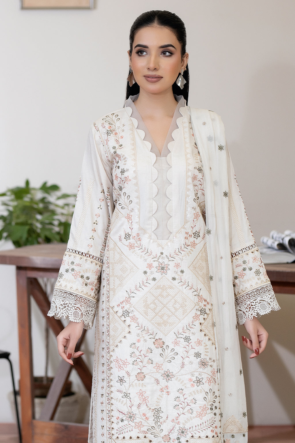 Johra Sameeha Emb Silk`25 JW#296
