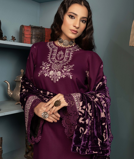Hamdam Zouq Emb Wool`25 D#07