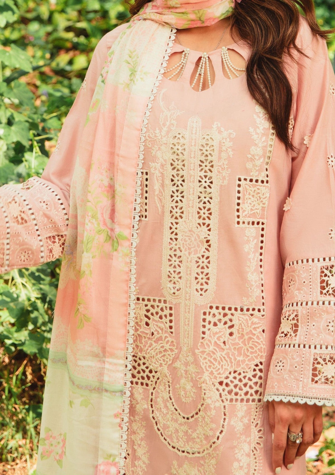 Thames Reet Emb Lawn`25 D # 04 T Pink