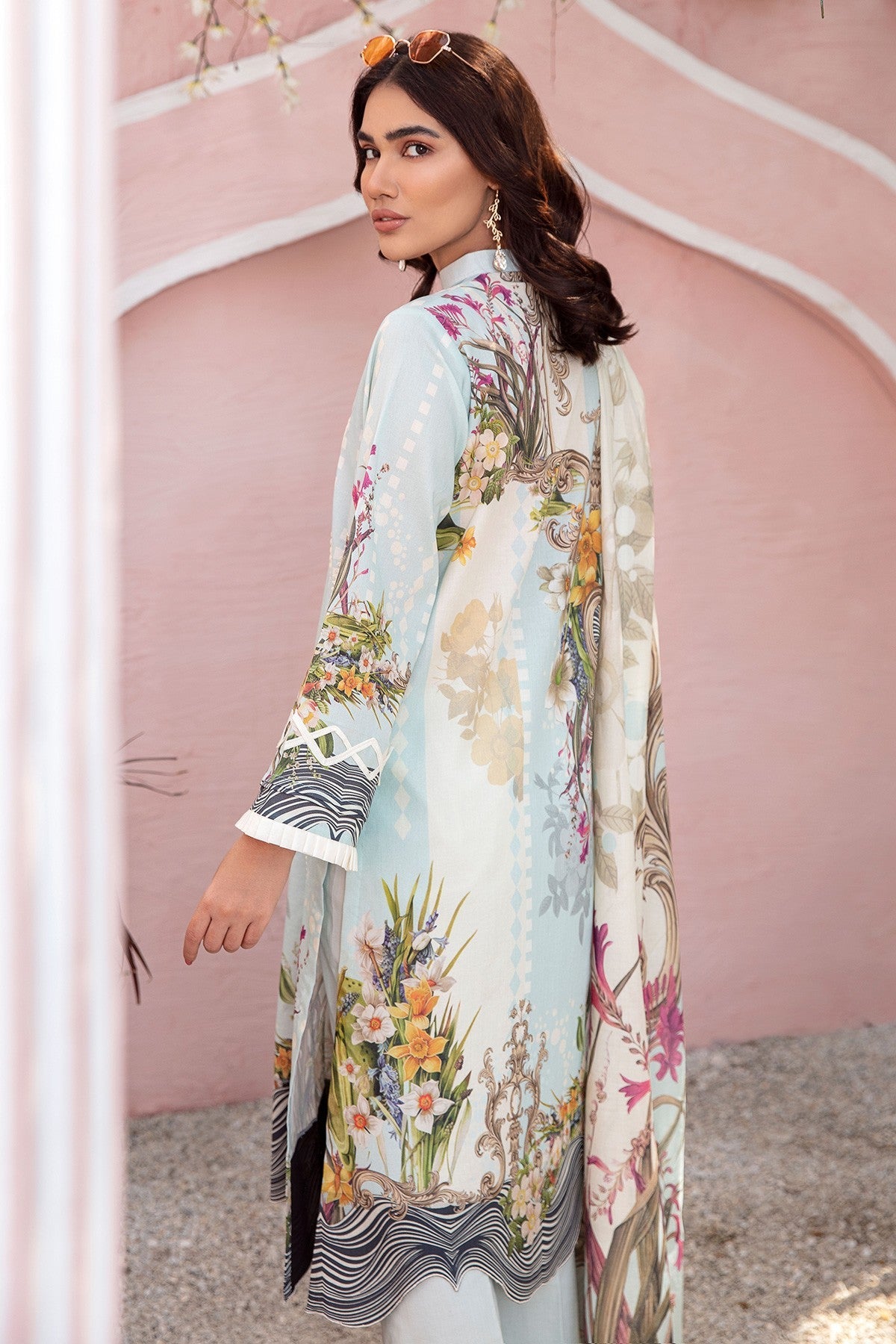 Jade Urbane Digital Print Lawn`21 D#19475-B