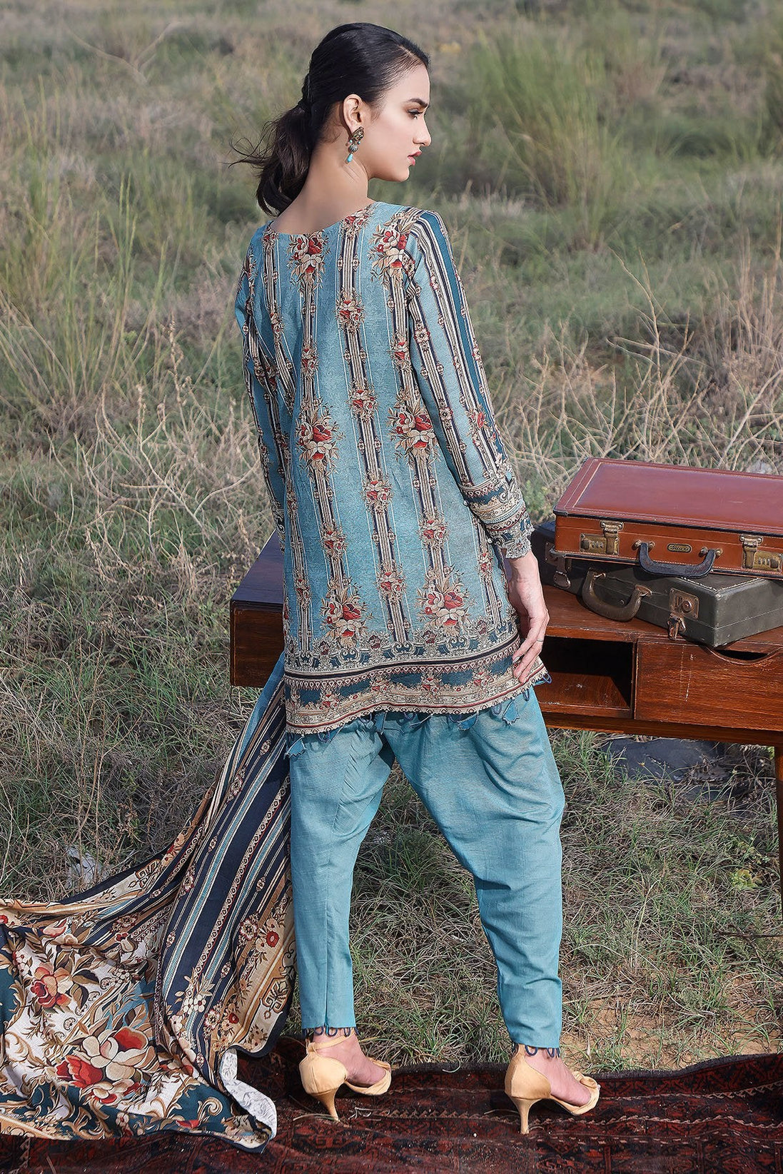 Grande Print Khaddar'21 D#19562 B