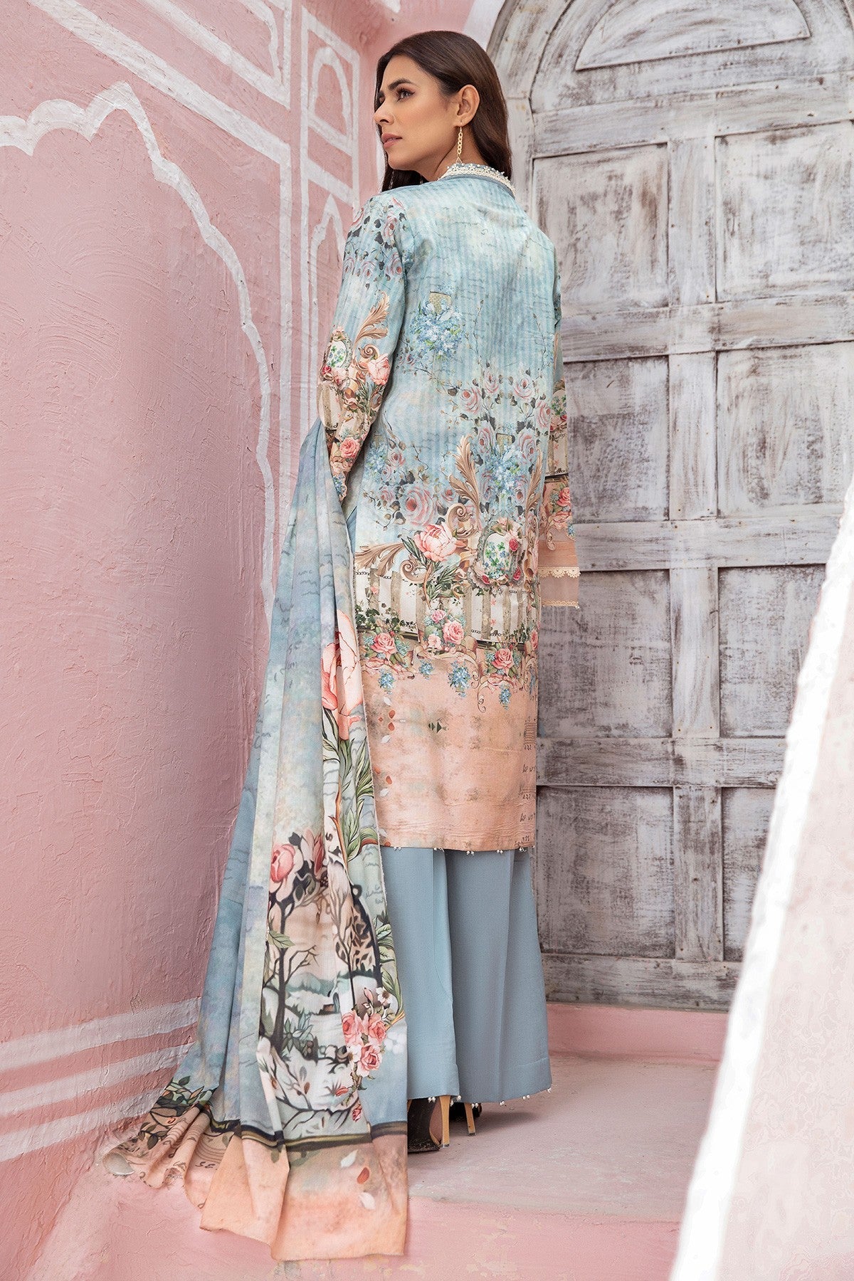 Jade Urbane Digital Print Lawn`21 D#19689-B