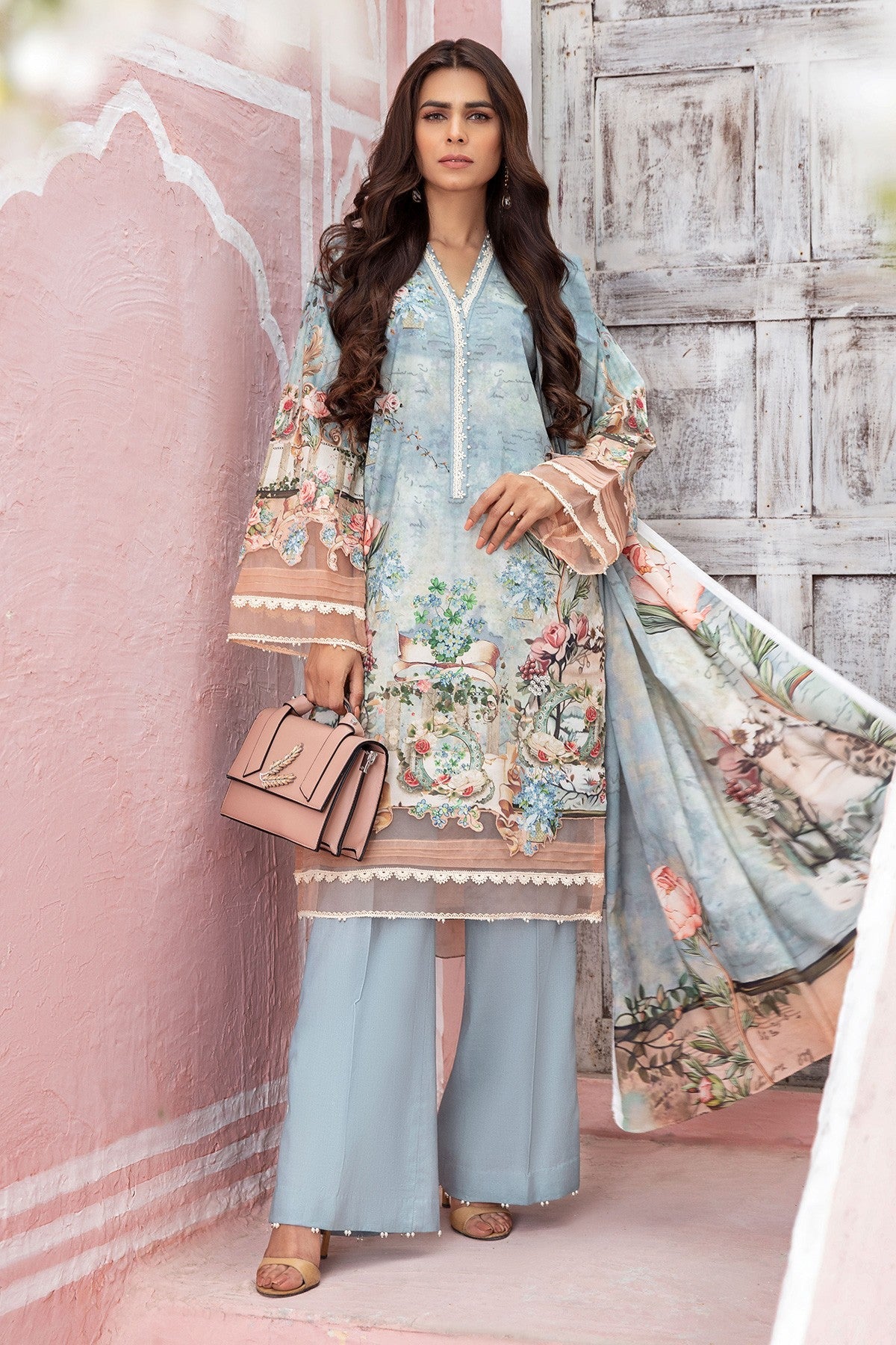 Jade Urbane Digital Print Lawn`21 D#19689-B
