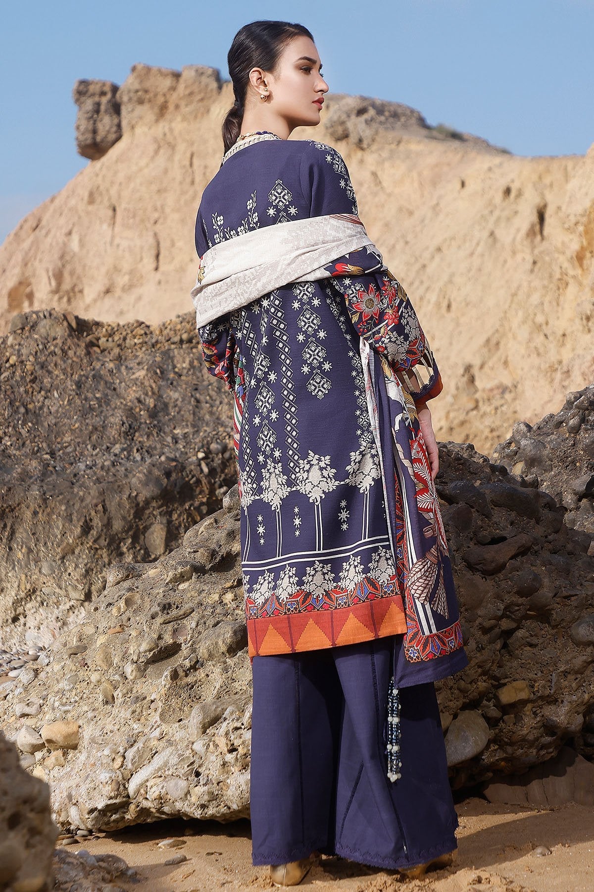 Grande Print Khaddar'21 D#19885 B