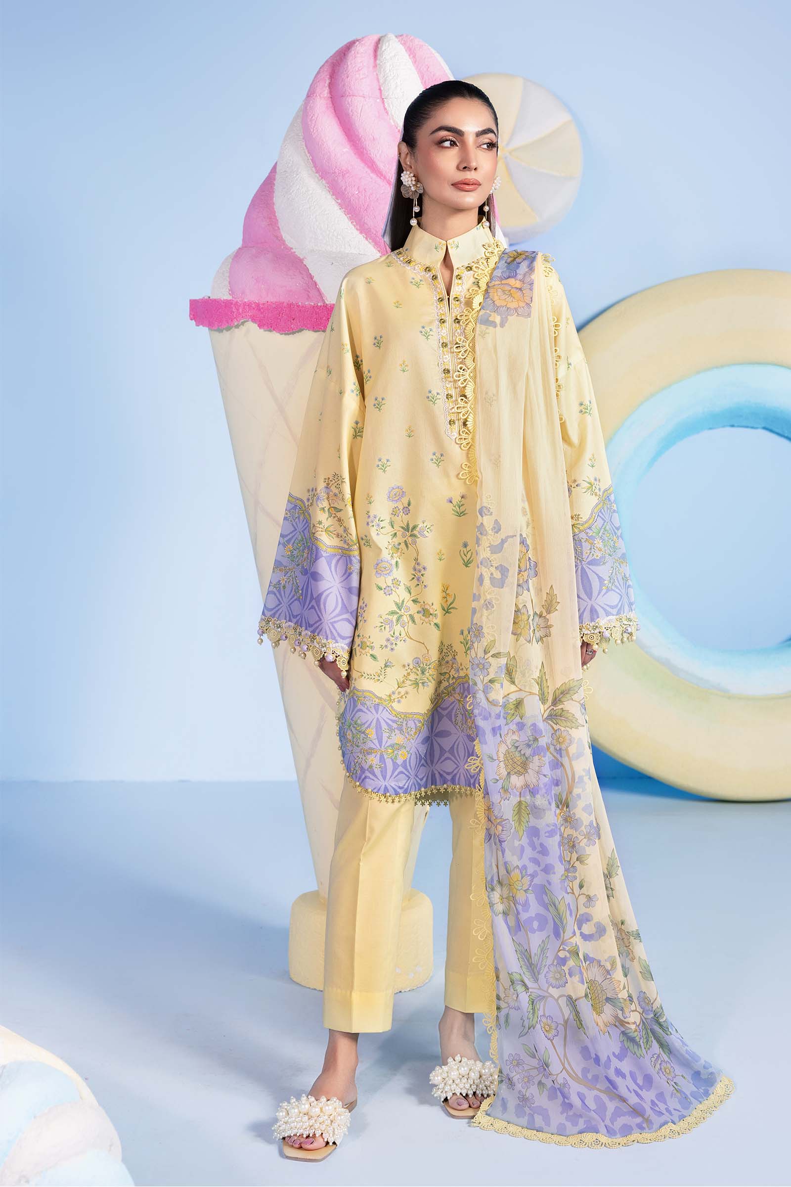 Maria.B M Basics S/S Lawn`26 D#01-A