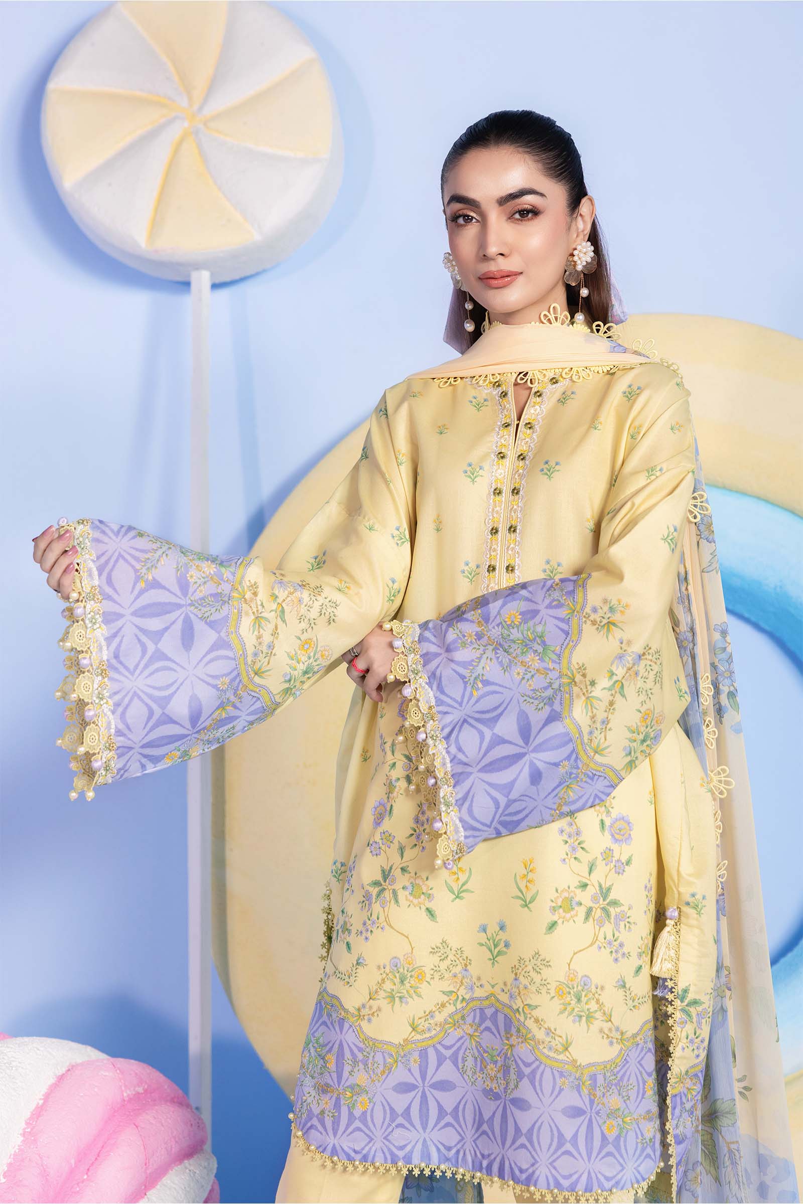 Maria.B M Basics S/S Lawn`26 D#01-A