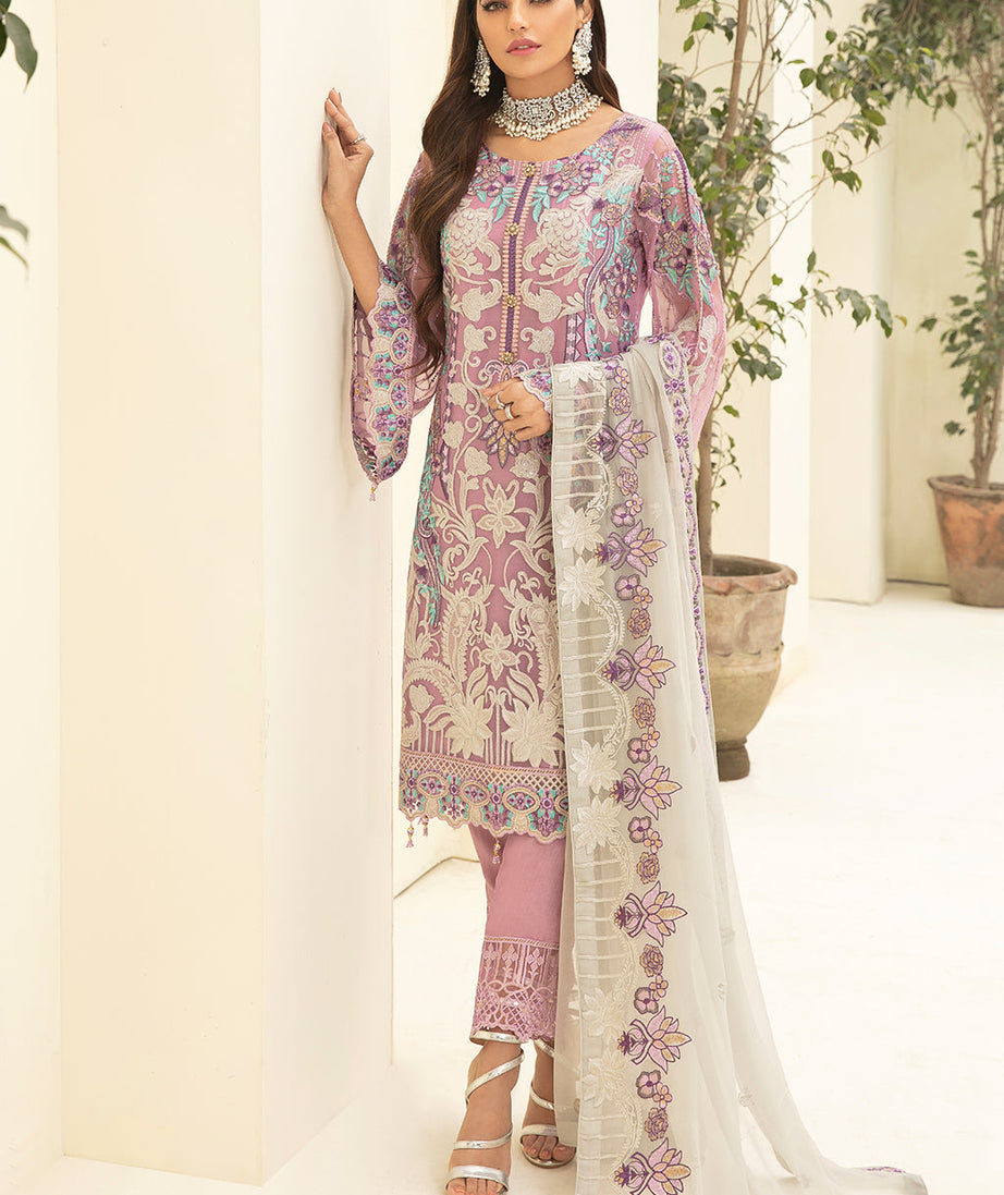 Ramsha Chevron L/Chiffon`22 D#301 (Vol-3)