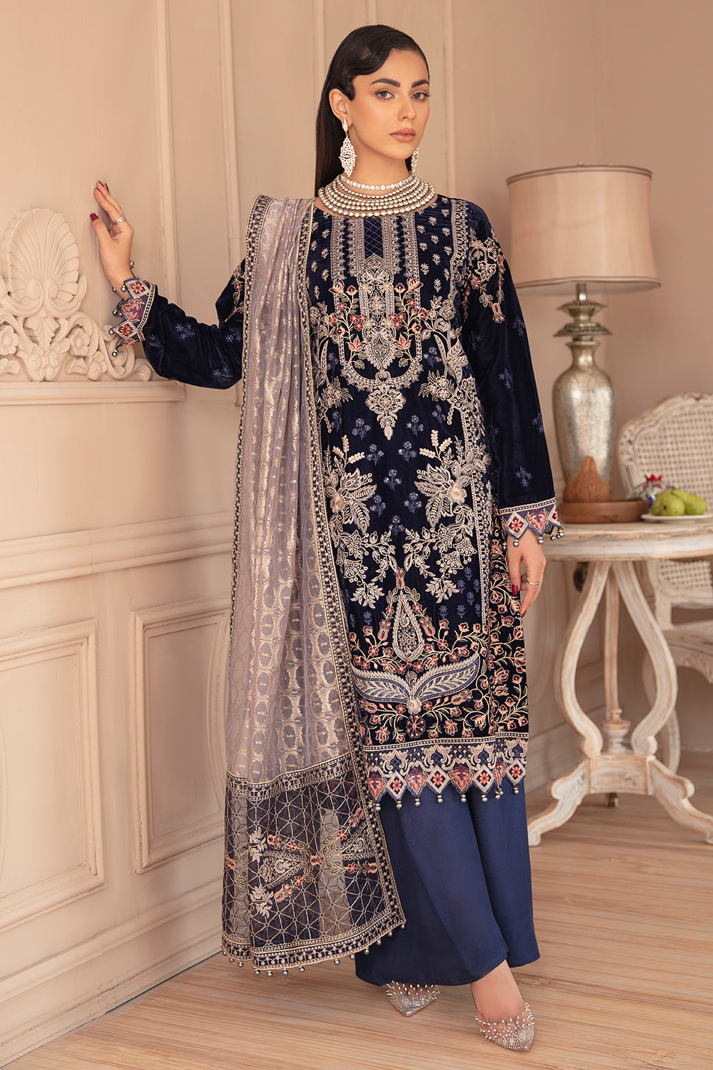 Ramsha Velvet Collection`22 V#501