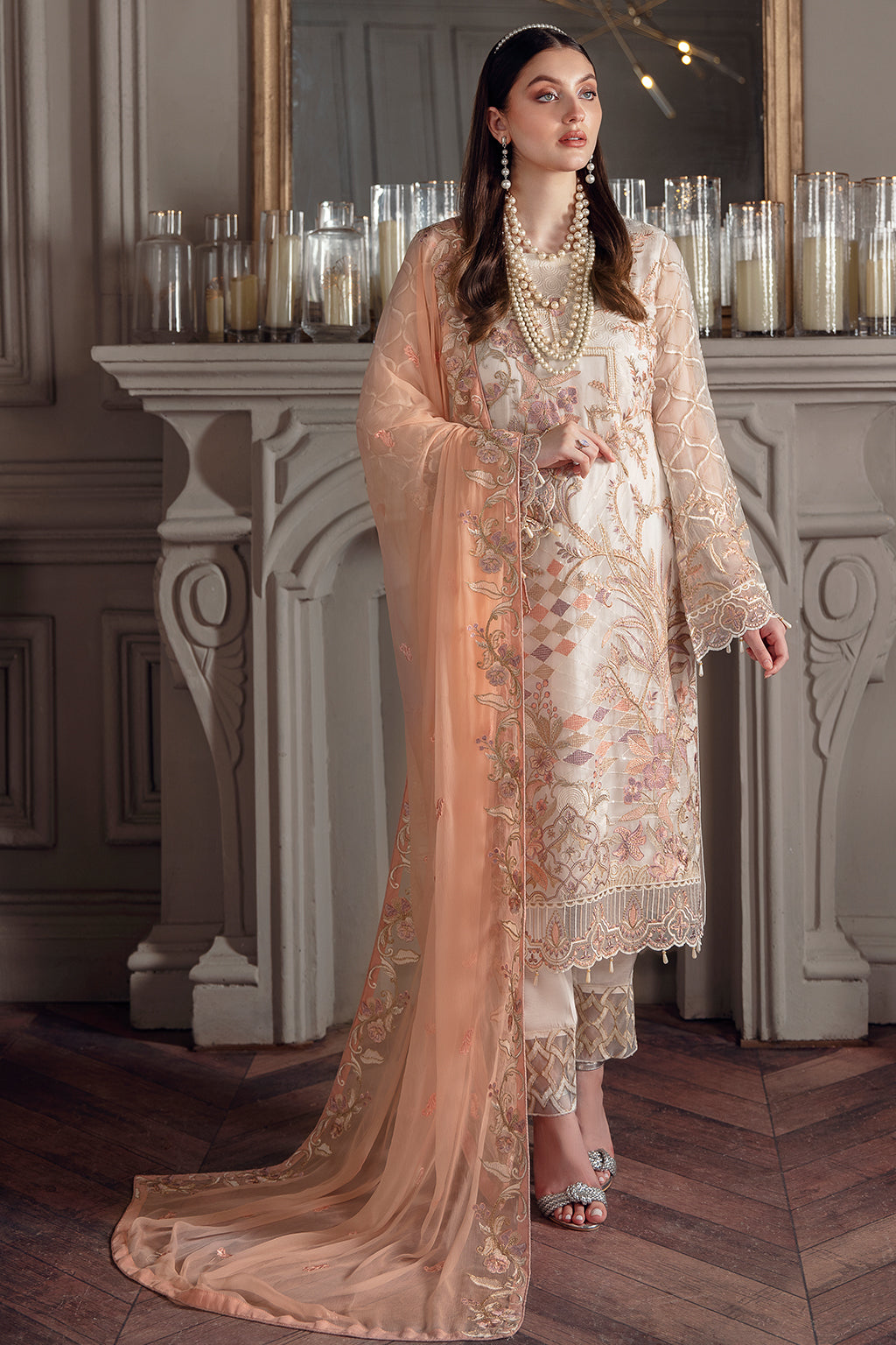 Ramsha Chevron Chiffon`22 Vol-5 D#505