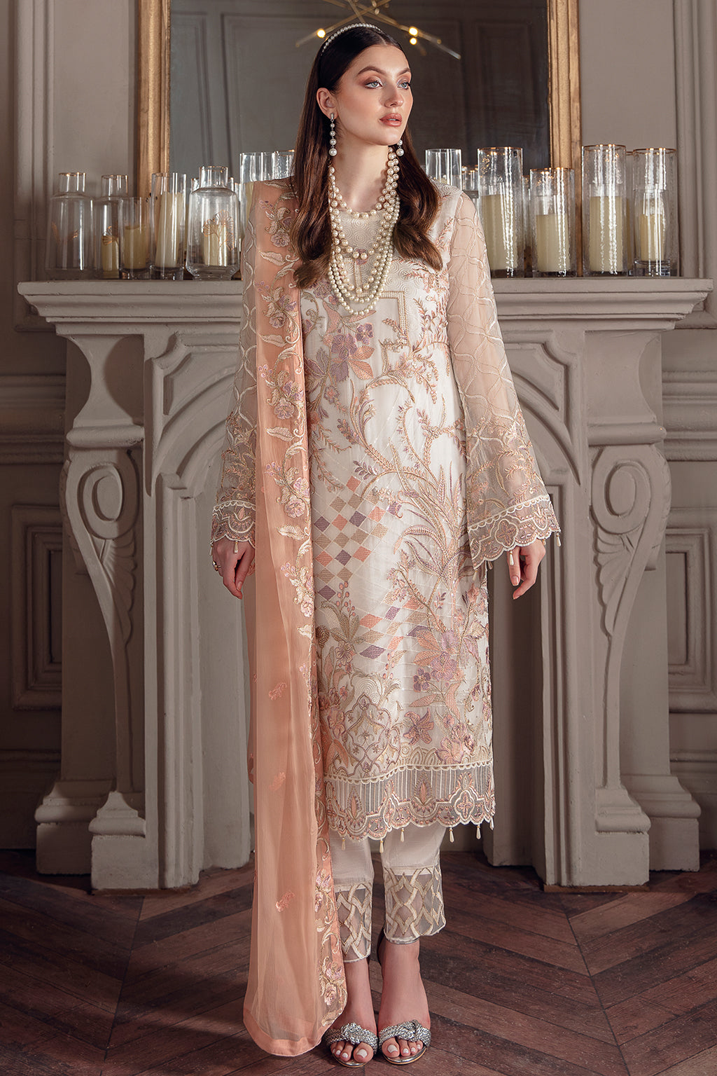 Ramsha Chevron Chiffon`22 Vol-5 D#505