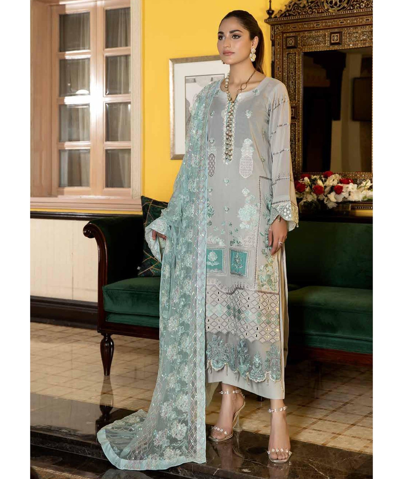 RA Tehzeeb Emb Swiss Lawn`22 D#8 (Vol-1)