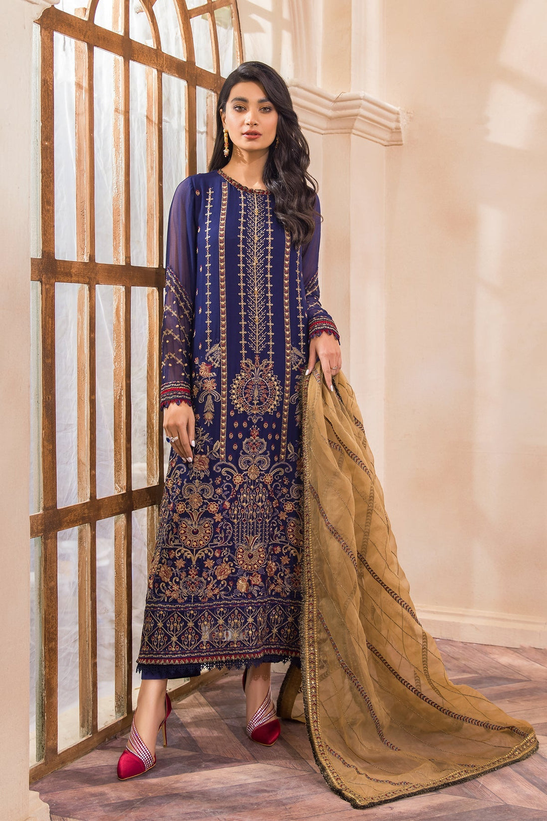 Farasha Emb Chiffon`22 D#09 (Vol-1)