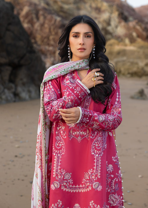 Siraa By SadafFawadkhan Luxury Lawn`26 D#5 (Gulrukh)
