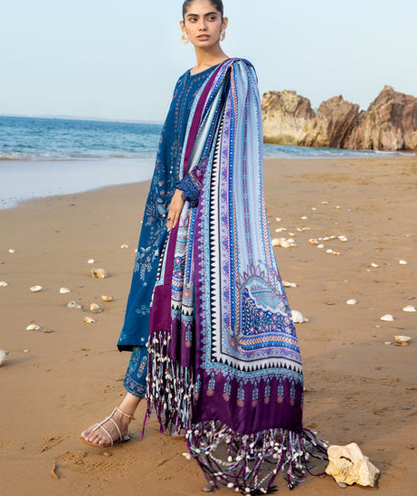 Siraa By SadafFawadkhan Luxury Lawn`26 D#1 (Shehnaaz)