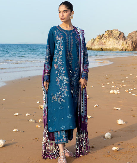 Siraa By SadafFawadkhan Luxury Lawn`26 D#1 (Shehnaaz)