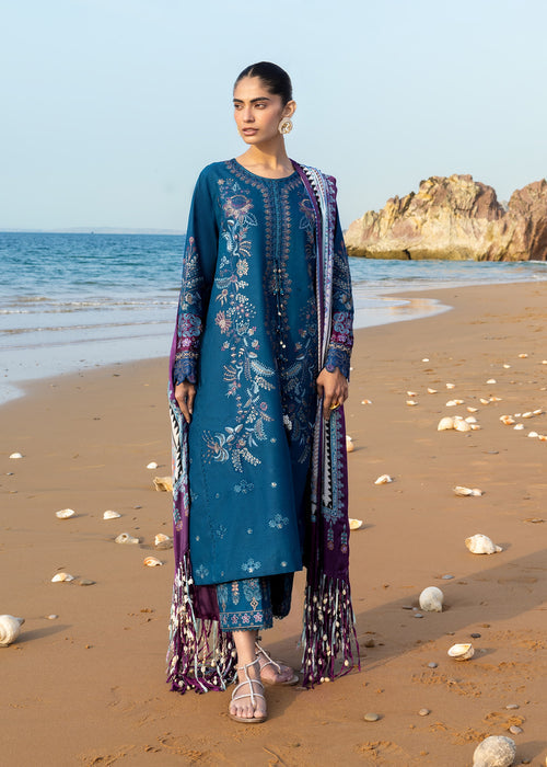 Siraa By SadafFawadkhan Luxury Lawn`26 D#1 (Shehnaaz)