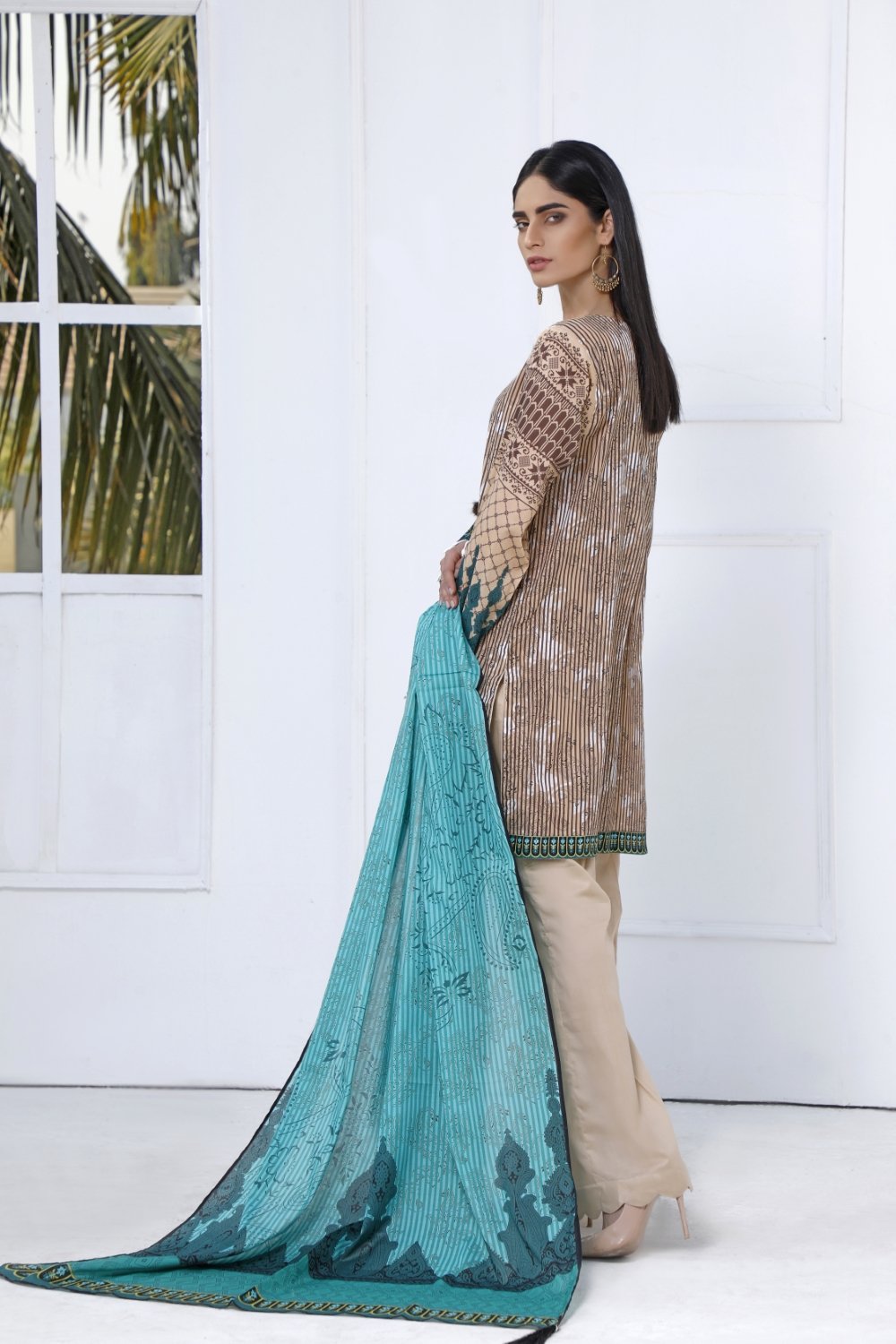Ittehad Crystal Lawn'21 D # 21111 Green